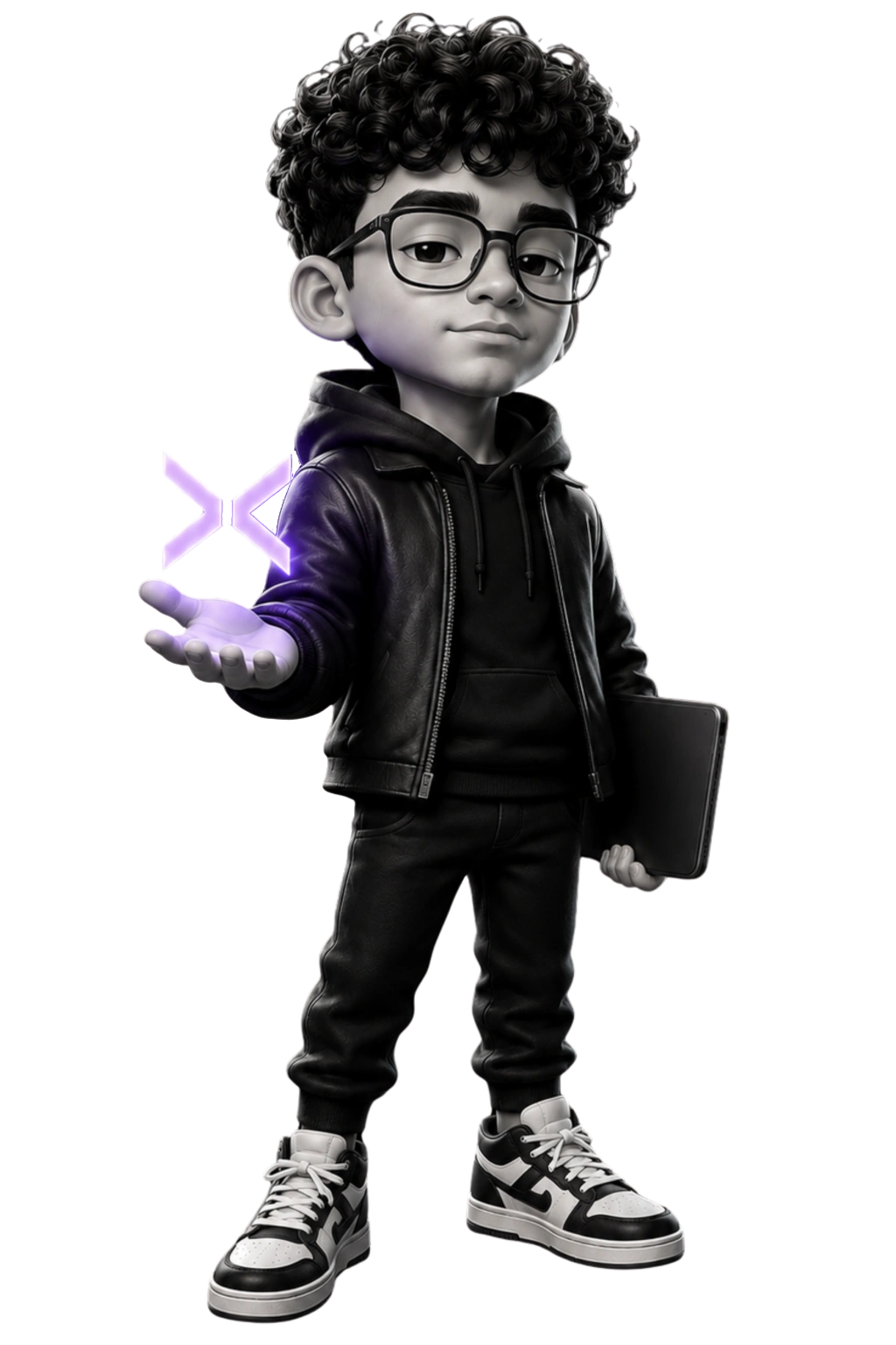 CodanX avatar holding the transformation mark